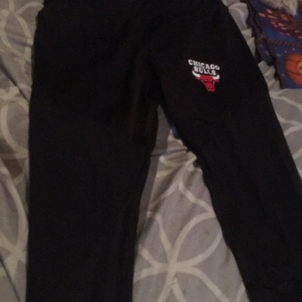 Chicago Bulls Mesh Panel Leggings/Yoga Pants